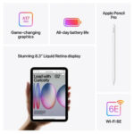 Apple iPad mini 2024 Wi-Fi 256GB Purple (MXNE3NF/A)