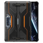 OUKITEL RT8 6/256GB Dual Sim Black-Orange with hand (6931940756396)